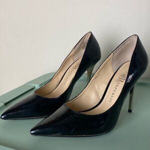 Rockin Republic stilettos with chrome heel